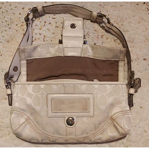 Coach #6280 Signature Boho Classic C Buckle Braided Shoulder Bag '05 Y2K Hobo - Picture 1 of 12